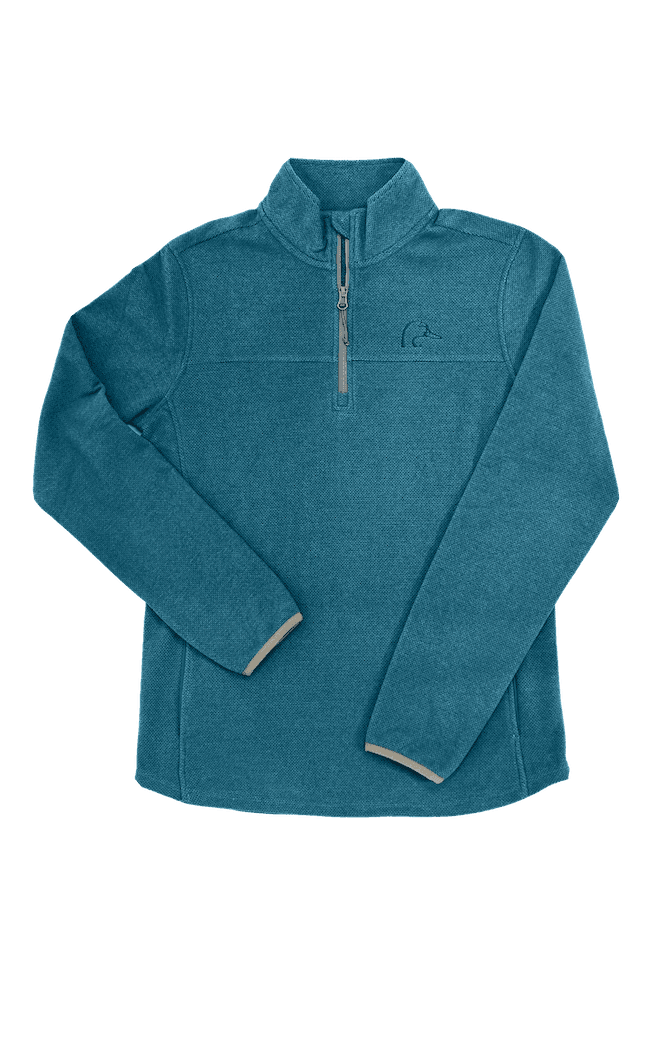 Honeycomb Fleece Quarter-Zip