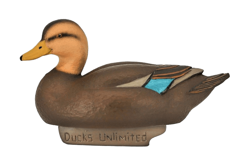 DU Mottled Duck Miniature Decoy