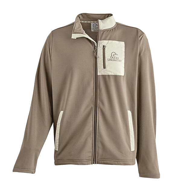 DU Taupe Waffle Jacket